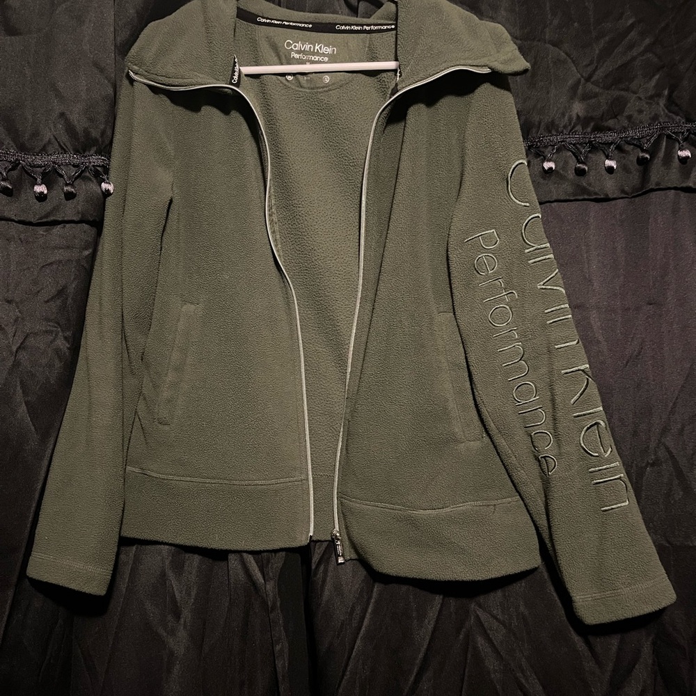 Calvin Klein Olive Utility Jacket